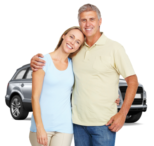 couple with car